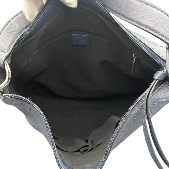 GUC Gucci Bamboo Navy Blue Shoulder Bag w/ COA - Picture 10 of 16